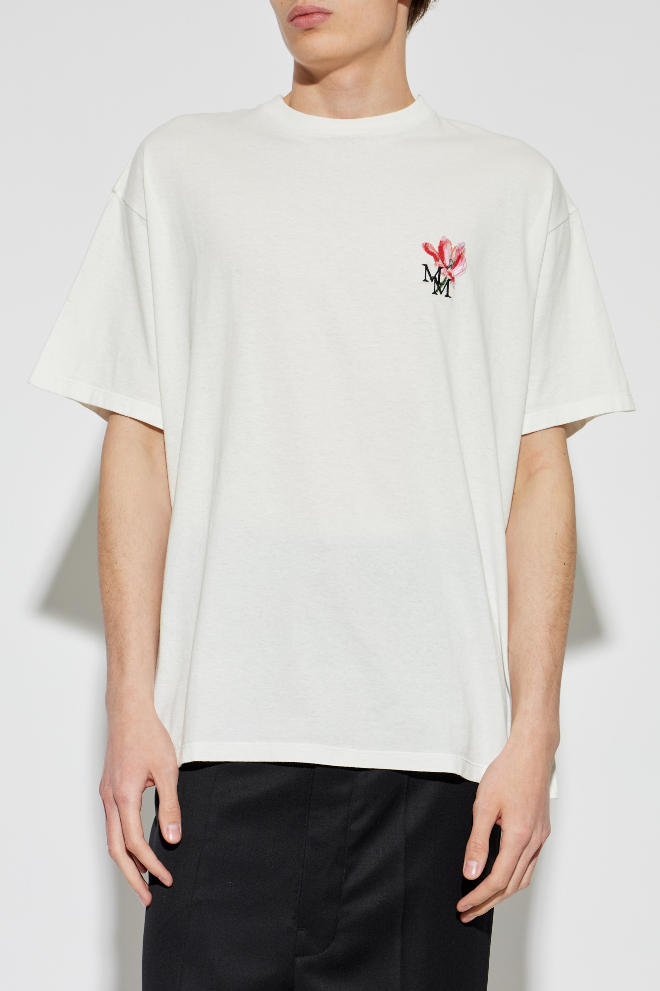 Maison Margiela T-shirt with logo | Men's | Vitkac